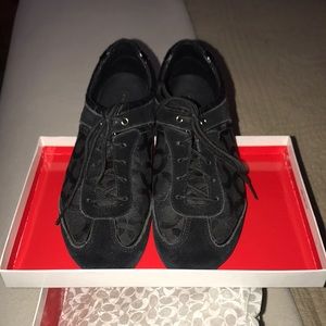 Coach blk on blk 7.5 shoe